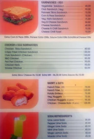 The Cake Bakers menu 2