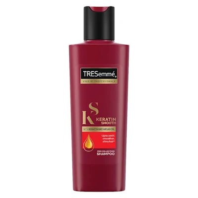 Tresemme Keratin Smooth Shampoo, With Keratin And Argan Oil For Straighter, Smoother And Shinier Hair - 85 ml
