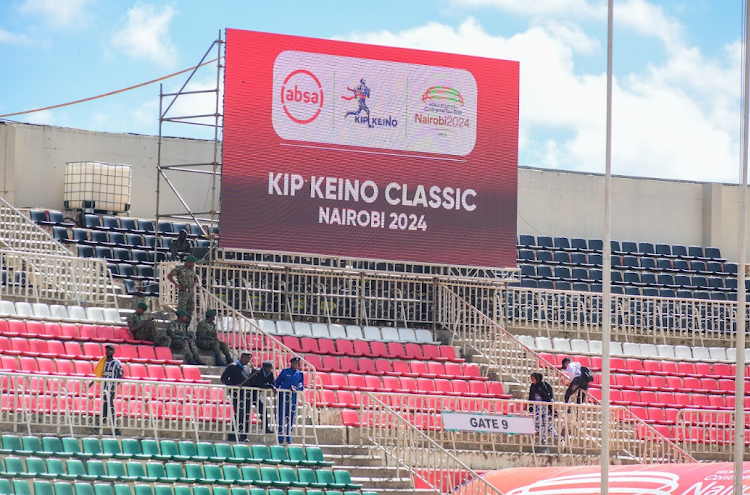 The Absa Kip Keino Classic sponsored by Absa Bank, at the Nyayo National Stadium on April 20, 2024.