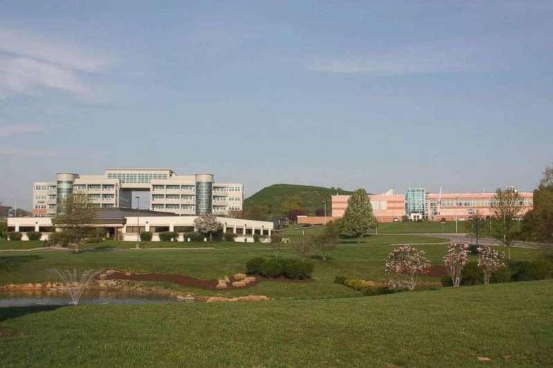 a large green field with trees in the background: NASA's Katherine Johnson Independent Verification and Validation Facility in Fairmont, West Virginia.