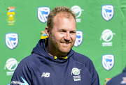 Shaun Von Berg of the Proteas during the Standard Bank Proteas Media Opportunity at TUKS Cricket Oval on June 12, 2018 in Pretoria, South Africa. 