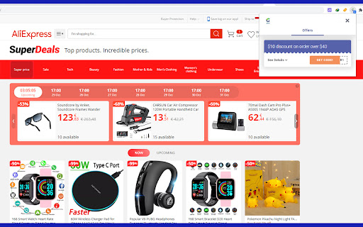 AliExpress Promo Codes august 2023 off 10%