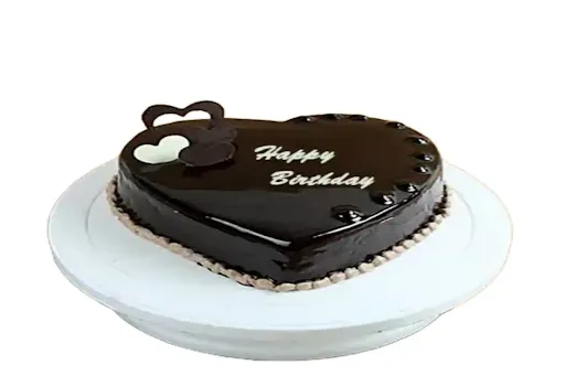 Heart Shaped Chocolate Cake