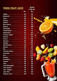 B2 Juice Bar menu 1