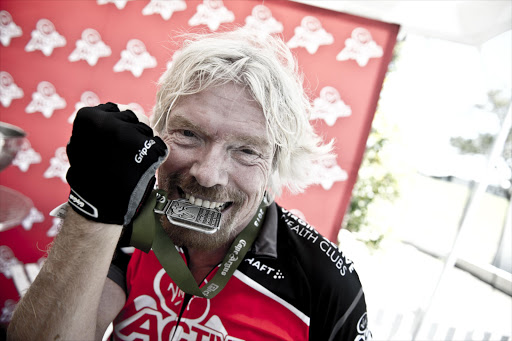 Sir Richard Branson took five hours and 33 minutes to complete the 109 km Cape Argus Cycle Tour route.