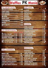 Waffles Pk Mania menu 1