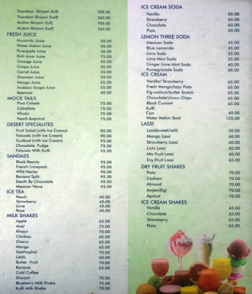 Real Lemon Tree Restaurant menu 