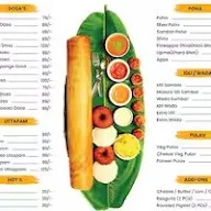 Sampoorna South Indian menu 1