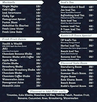 Kukki's Town Cafe menu 1