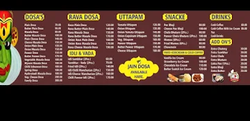 Gohil Dosa Corner menu 