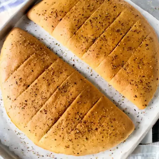 Garlic Breadsticks With Cheesy Dip