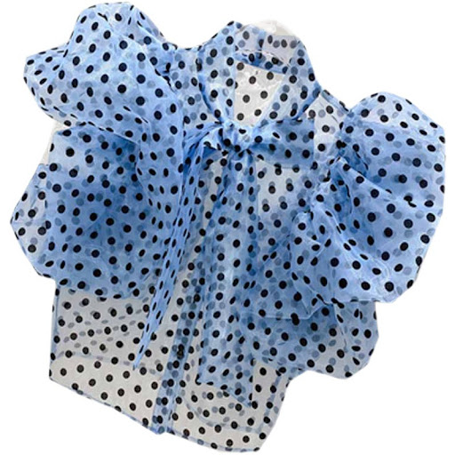 Title 5, Short Polka Dot Shirt Women Summer New Korean S...