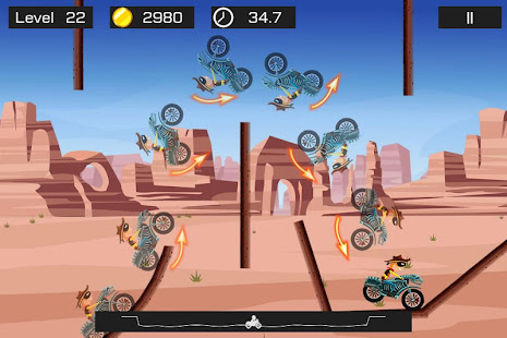極限飛車 -- 最棒的摩托車特技挑戰競速遊戲(圖4)-速報App