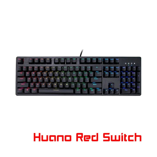 Bàn phím cơ E-dra EK3104 Huano Blue Switch (Đen)