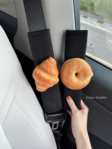 Title 2, Toast Bread Safety Belt Shoulder Pad provides c...