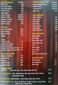 Mirchi Mast Restaurant menu 2