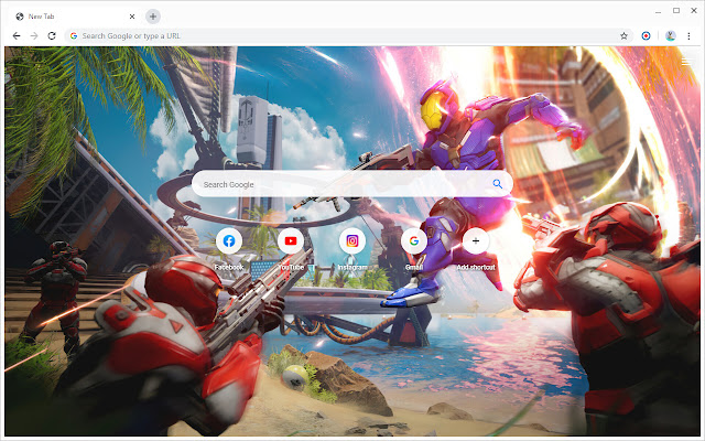 Splitgate: Arena Warfare Wallpapers New Tab