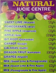 Gopi Juice menu 1