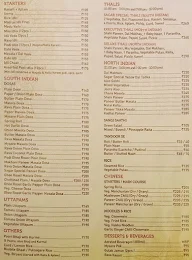 Sagar Ratna menu 2