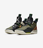 air jordan 33 travis scott army olive black ale brown