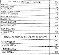 Shreenath Bombay Chowpatty Ice Cream menu 6