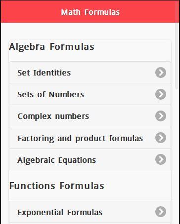 Math Formula