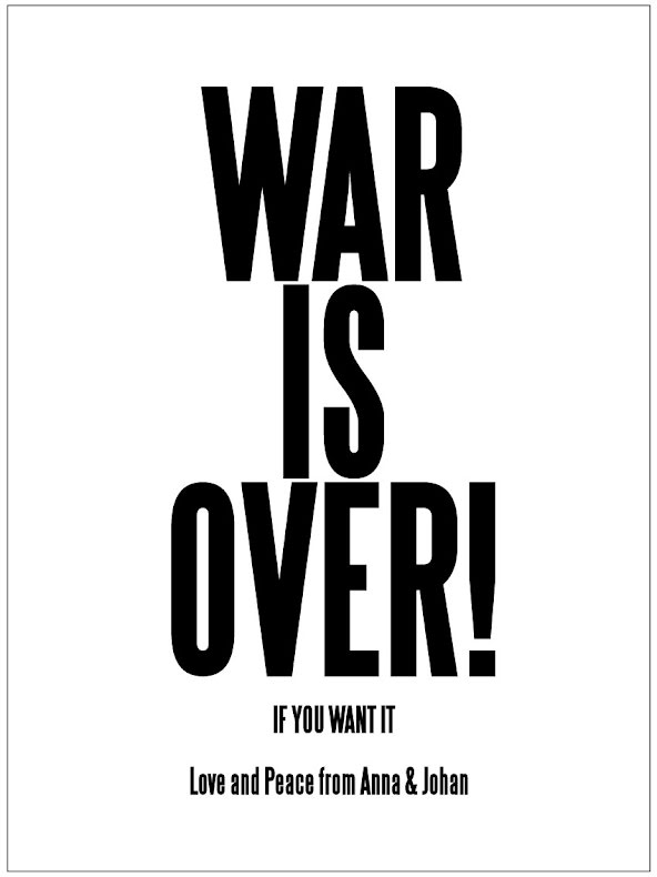 WAR IS OVER POSTER