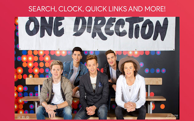 One Direction Wallpaper HD Custom New Tab