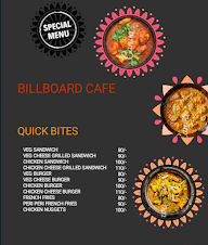 Billboard Cafe menu 3