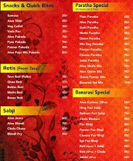 Desi Parathe Gali menu 1