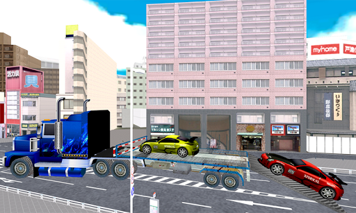 3D Truck Car Transport