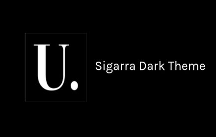 Sigarra Dark Theme Preview image 0