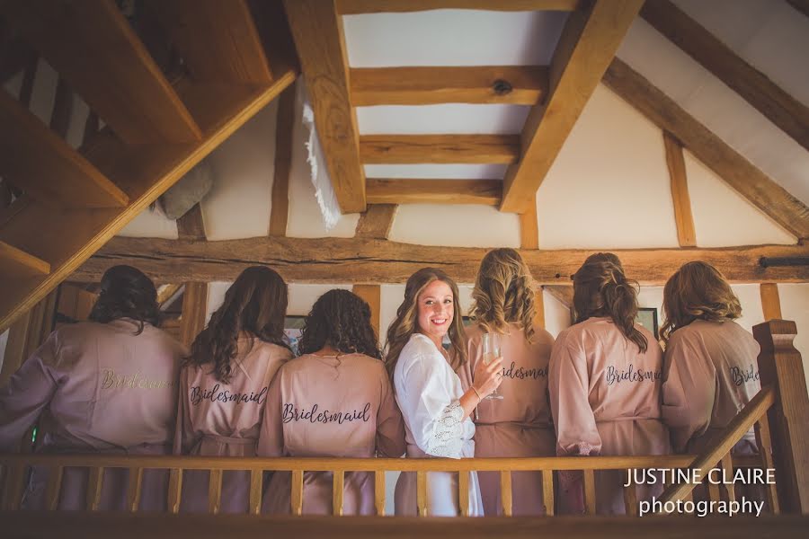 Wedding photographer Justine Claire (justineclaire). Photo of 1 July 2019