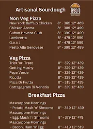 Tesoro - The Sourdough Pizza Kitchen menu 2