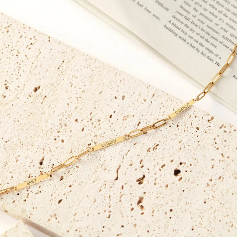 DIY Gepersonaliseerde Roestvrijstalen Ketting met Engelse Letters