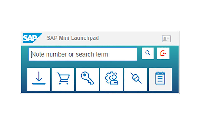 SAP Mini Launchpad