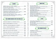 Protein Bistro menu 2