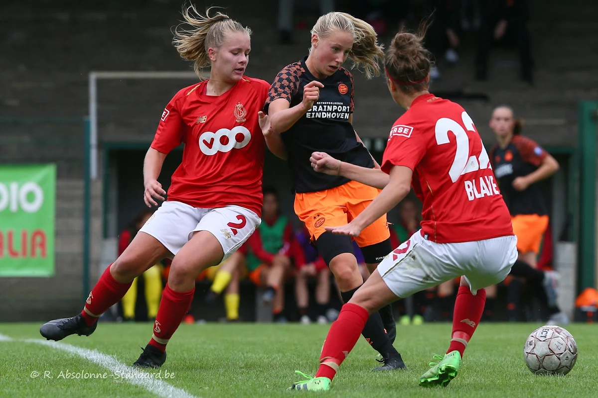 Vrouwenploeg Standard houdt PSV af in boeiend oefenduel