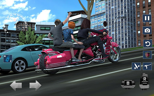 Bus Bike Taxi Driver u2013 Transport Driving Simulator screenshots 1