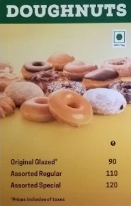 Krispy Kreme menu 5