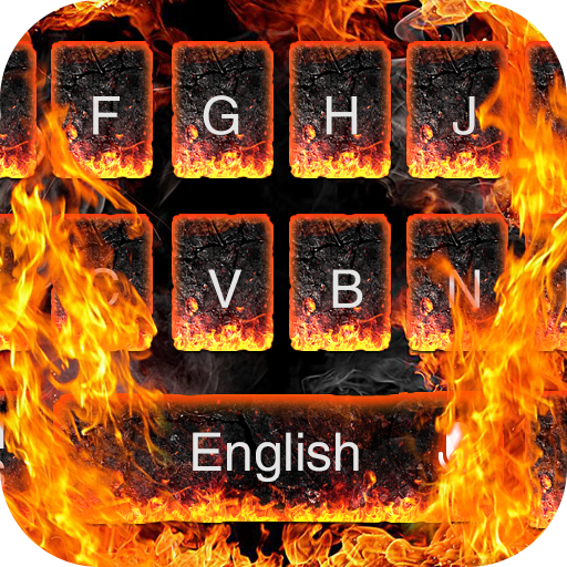 Клавиатура иконка. Fire Keyboard. Пылающий (Burning) 2018.