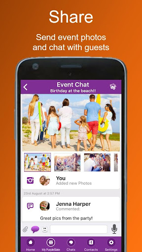 Invitation Maker  Text RSVP - PurpleSlate Invites