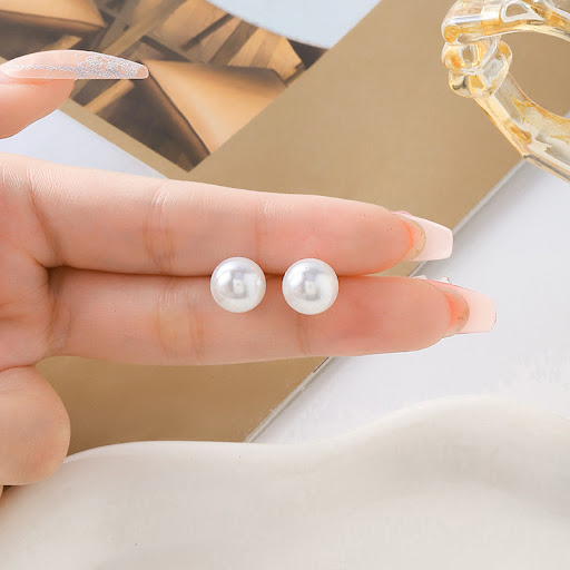 Title 4, Summer Korean Simple Retro 925 Silver Needle Pe...