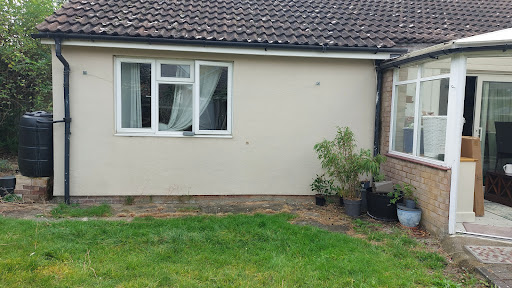 BEFORE EXTERNAL LIGHTS & DECKING WERE INSTALLED 