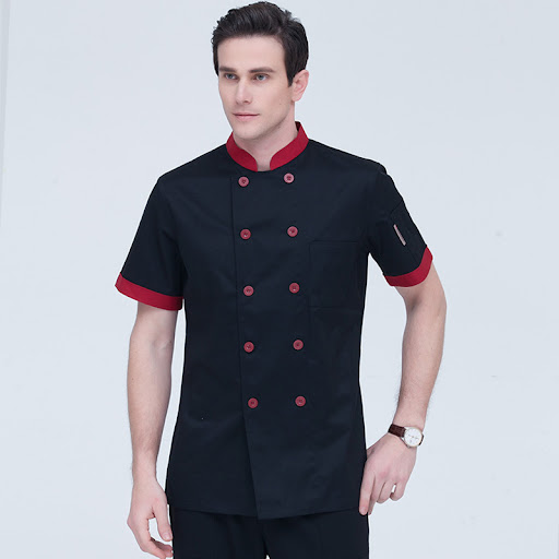 Title 3, Pure White Double Breasted Chefs Work Clothes ...