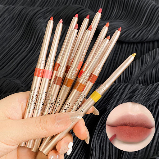 Title 7, Automatic Rotation Lipliner Waterproof and Dura...
