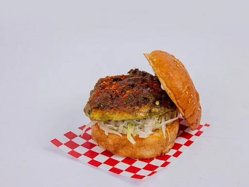 (New) Charred Chermoula Chicken Burger