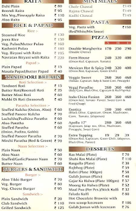 Singla Sweets menu 3