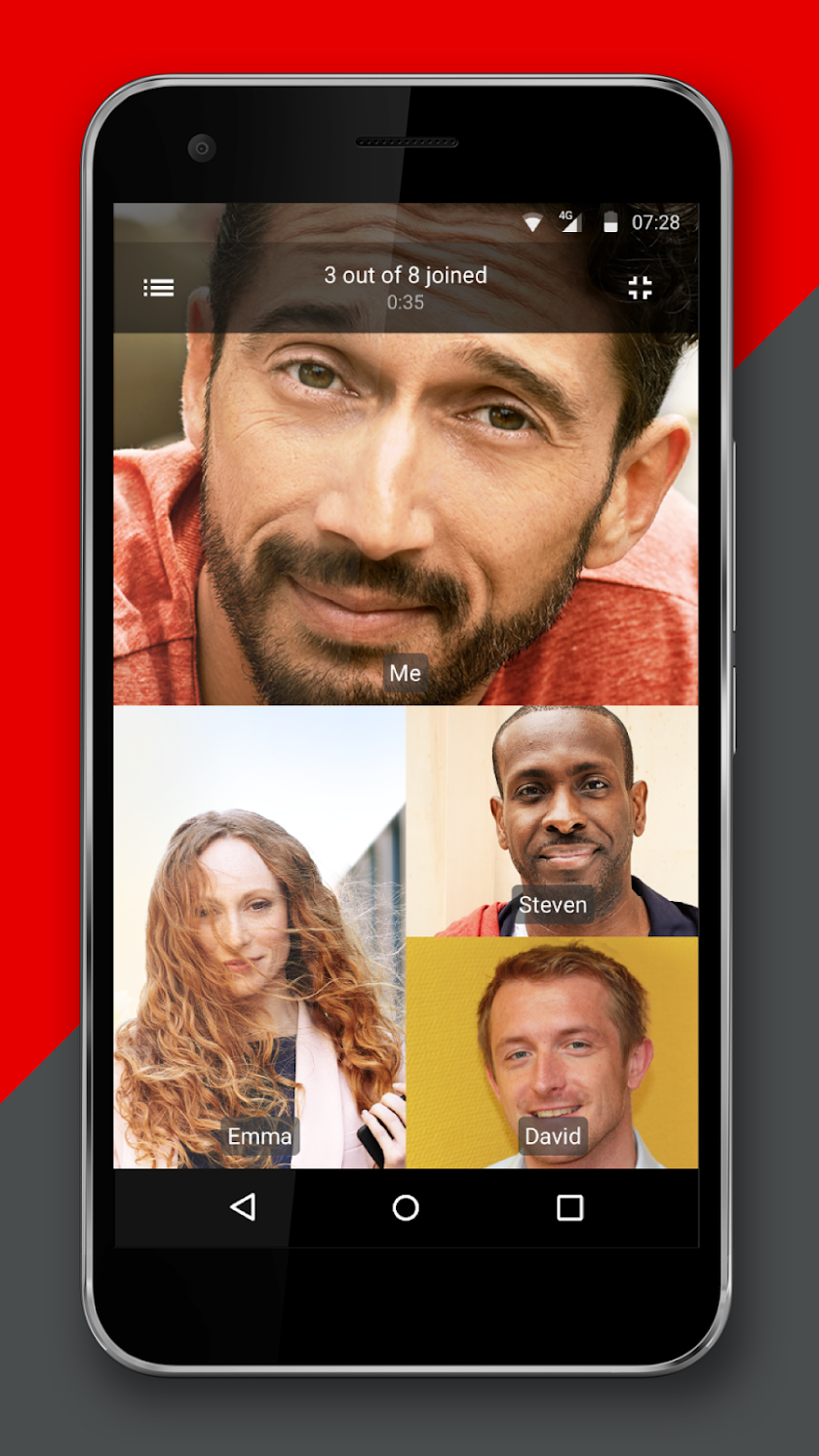 Group Video – for Message+ Screen 2