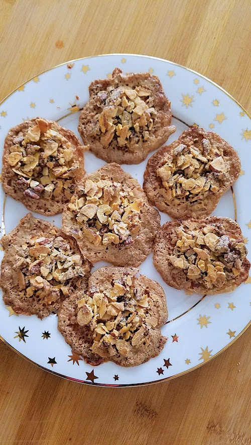 Easy Christmas Cookies - from Food 52 I followed the Dorie Greenspan's 3-Ingredient Almond Crackle Cookies recipe